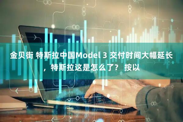 金贝街 特斯拉中国Model 3 交付时间大幅延长，特斯拉这是怎么了？ 按以